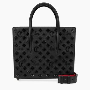 Christian Louboutin Black Paloma Tote w/ Shoulder Strap